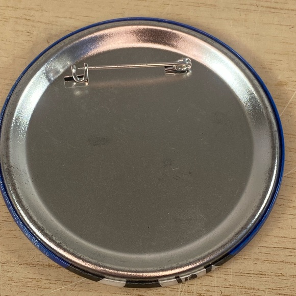 VGT The Jerry Lewis 3" Button Pin Labor Day Telethon Blue 1981 - Picture 2 of 2